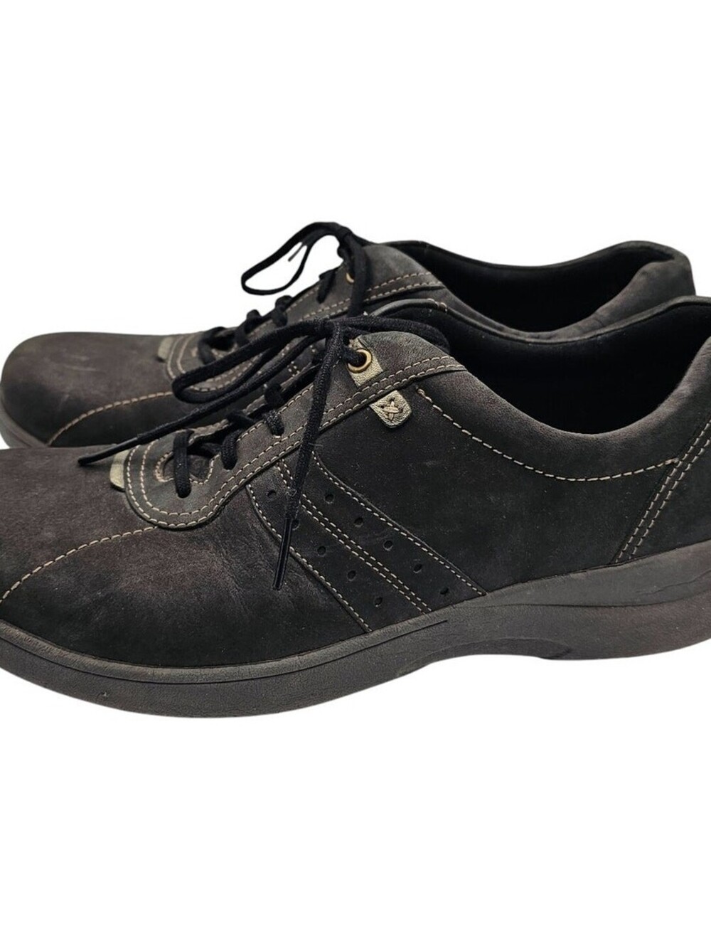 Aravon Women's REVsmart Lace-Up Casual Comfort Shoes, Black Sz 11B